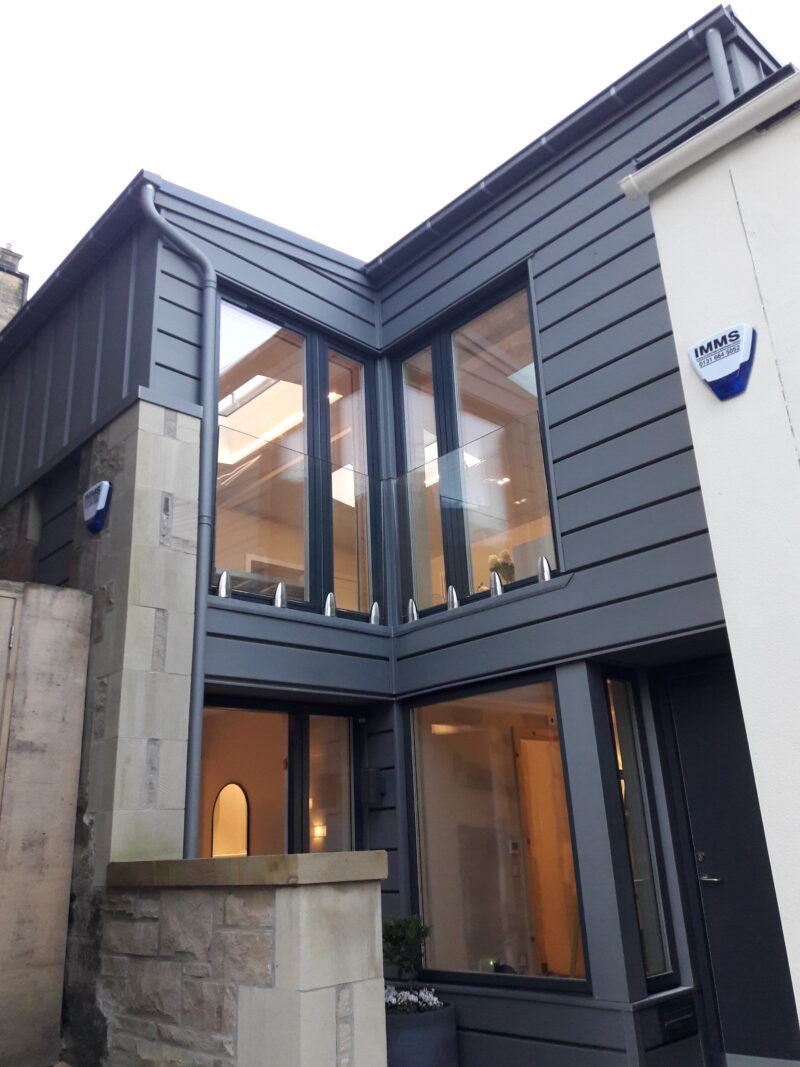 Cladding installation in London